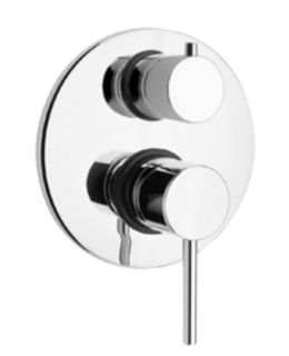 Встраиваемый смеситель для ванны Paini Cox 78CR6911 с дивертором на два выхода хром